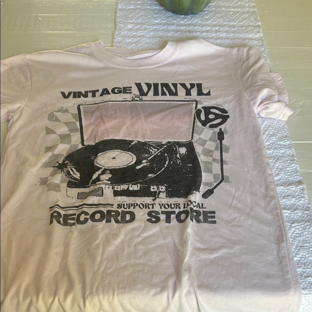 Vintage Vinyl Graphic T-Shirt